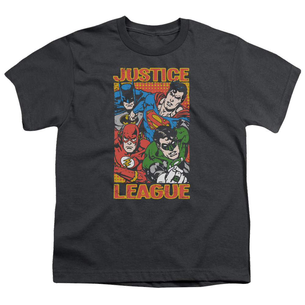 Justice League Hero Mashup - Youth T-Shirt Youth T-Shirt (Ages 8-12) Justice League   
