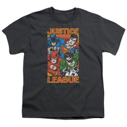 Justice League Hero Mashup - Youth T-Shirt Youth T-Shirt (Ages 8-12) Justice League   
