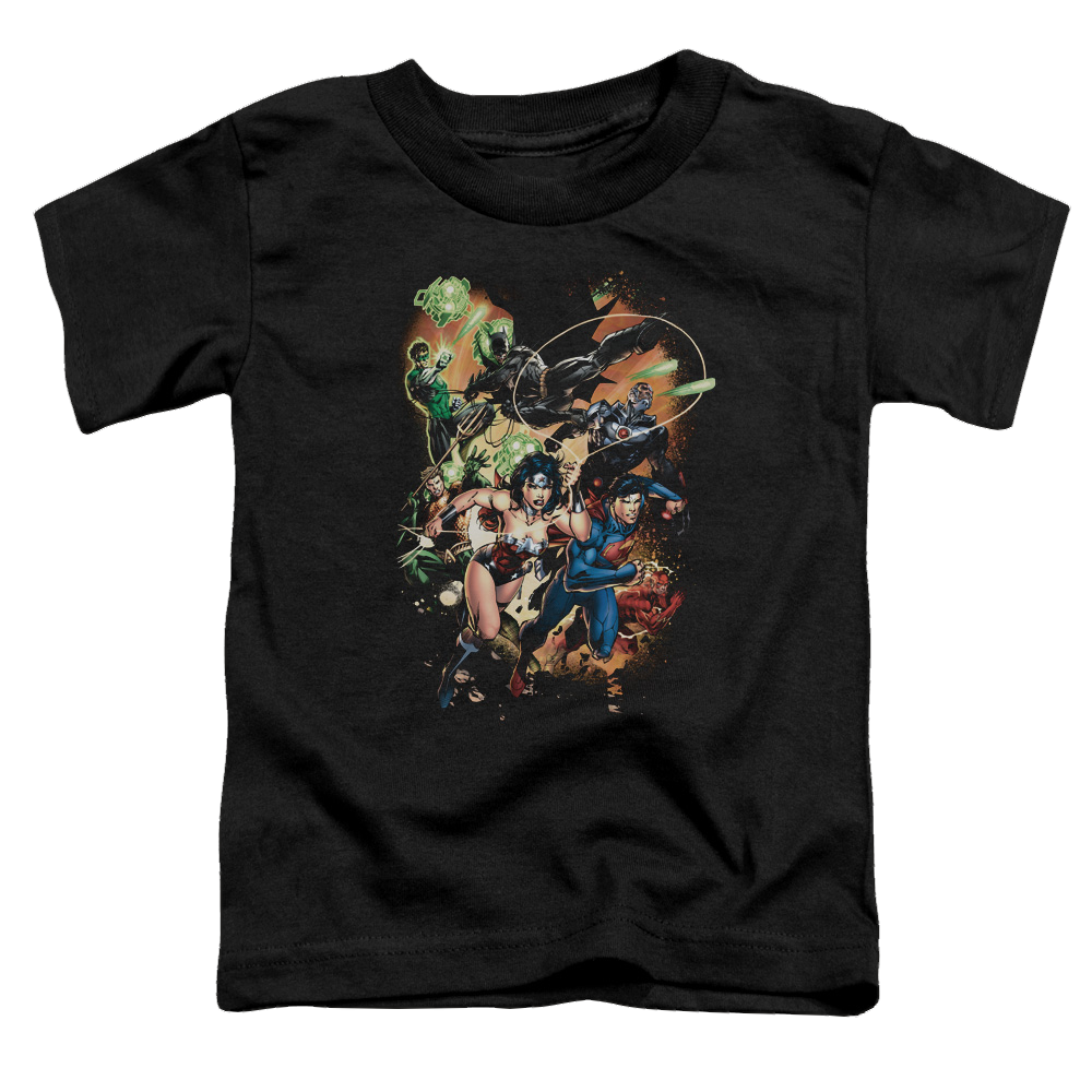 Justice League Battle Ready - Toddler T-Shirt Toddler T-Shirt Justice League   