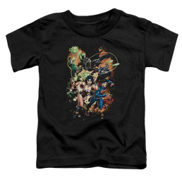 Justice League Battle Ready - Toddler T-Shirt Toddler T-Shirt Justice League   