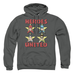 Justice League United Stars Pullover Hoodie Pullover Hoodie Justice League   