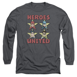 Justice League United Stars Men's Long Sleeve T-Shirt Men's Long Sleeve T-Shirt Justice League   