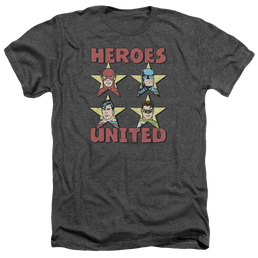 Justice League United Stars Men's Heather T-Shirt Men's Heather T-Shirt Justice League   