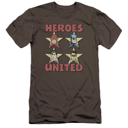Justice League United Stars Men's Premium Slim Fit T-Shirt Men's Premium Slim Fit T-Shirt Justice League   