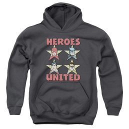 Justice League United Stars - Youth Hoodie Youth Hoodie (Ages 8-12) Justice League   