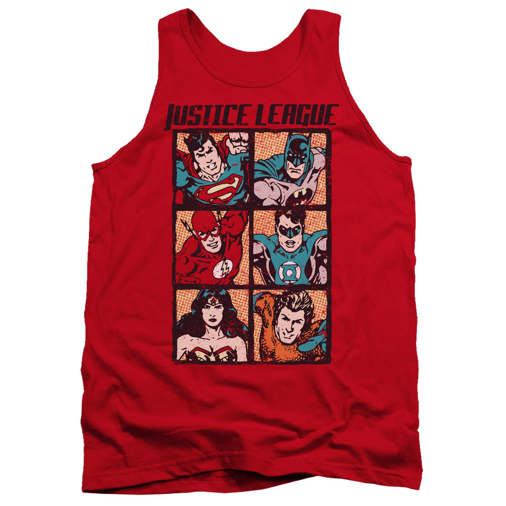 Justice League Rough Panels Men's Tank Men's Tank Justice League   
