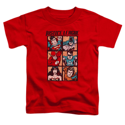 Justice League Rough Panels - Toddler T-Shirt Toddler T-Shirt Justice League   
