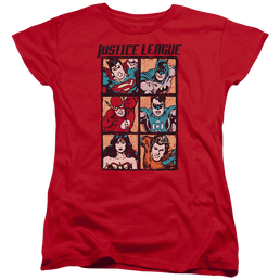 Justice League Rough Panels Women's T-Shirt Women's T-Shirt Justice League   
