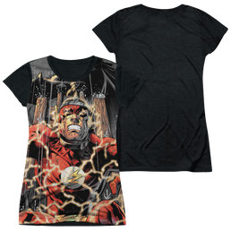 Flash, The Shock Therapy - Juniors Black Back T-Shirt Juniors Black Back T-Shirt The Flash   