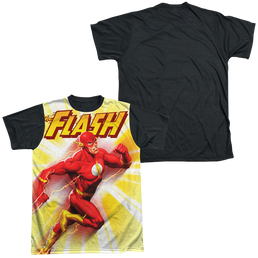 Flash, The Motion Blur - Men's Black Back T-Shirt Men's Black Back T-Shirt The Flash   