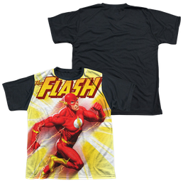 Flash, The Motion Blur - Youth Black Back T-Shirt Youth Black Back T-Shirt (Ages 8-12) The Flash   