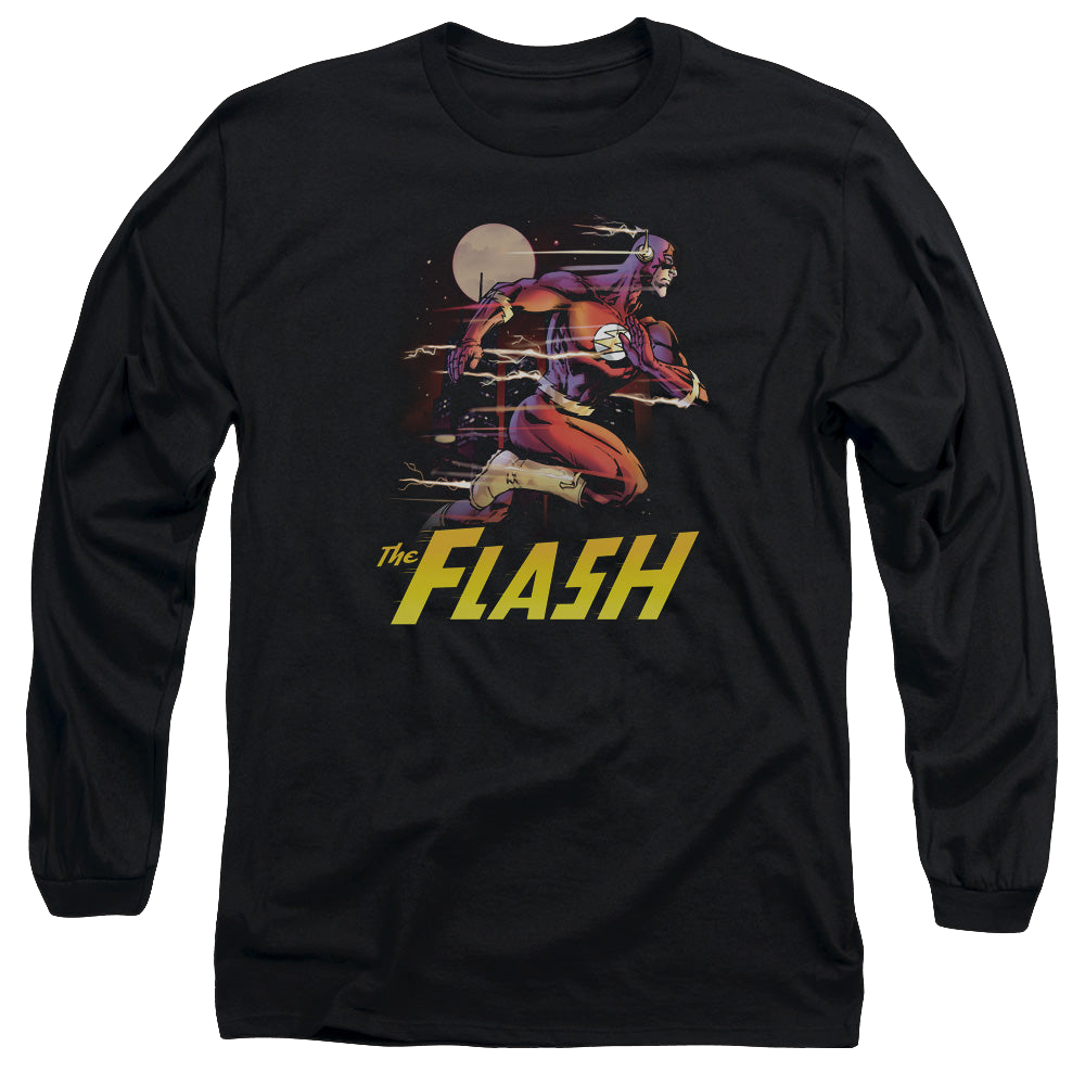 Flash, The City Run - Men's Long Sleeve T-Shirt Men's Long Sleeve T-Shirt The Flash   
