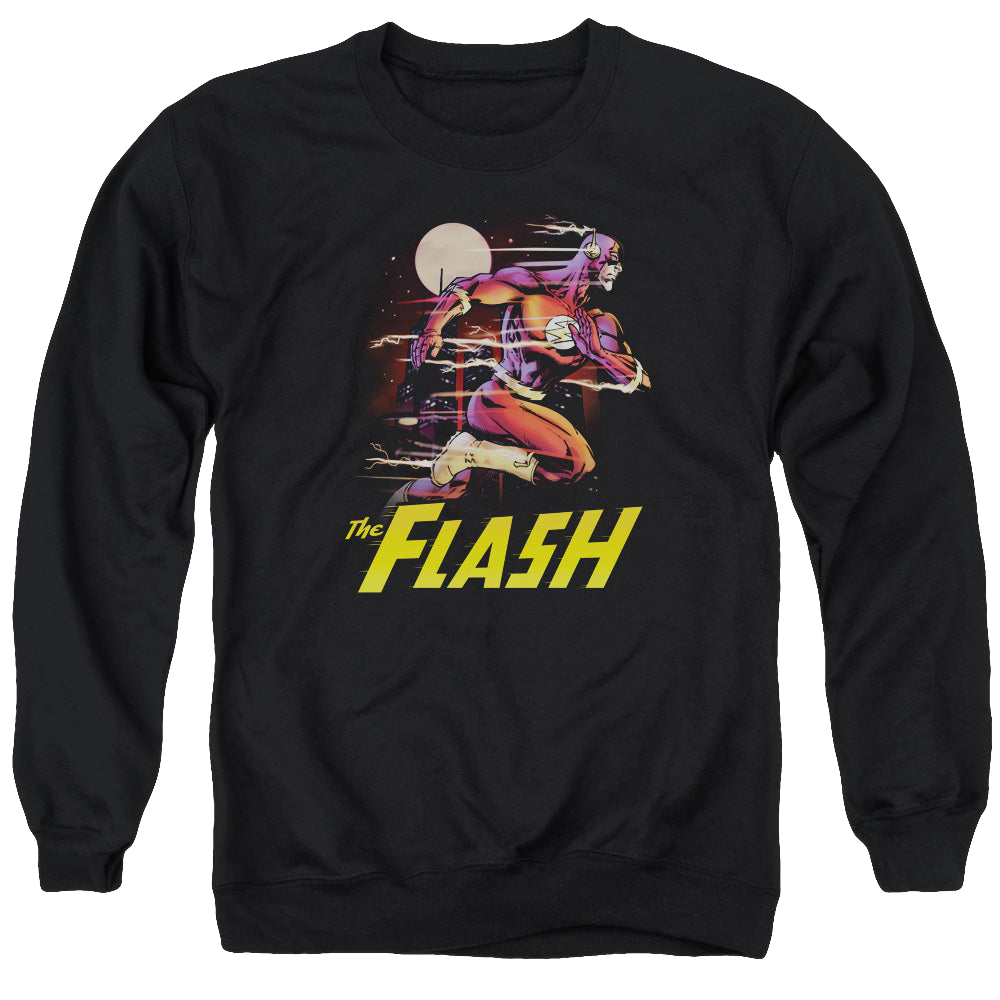 Flash, The City Run - Men's Crewneck Sweatshirt Men's Crewneck Sweatshirt The Flash   