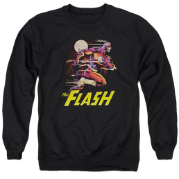 Flash, The City Run - Men's Crewneck Sweatshirt Men's Crewneck Sweatshirt The Flash   
