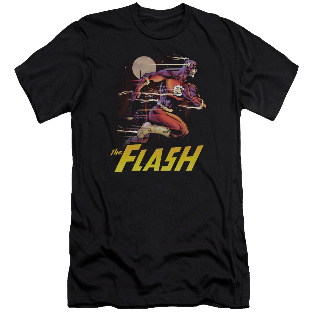 Flash, The City Run - Men's Premium Slim Fit T-Shirt Men's Premium Slim Fit T-Shirt The Flash   