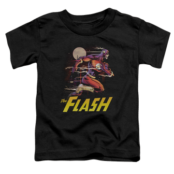 Black toddler t-shirt with The Flash City Run graphic