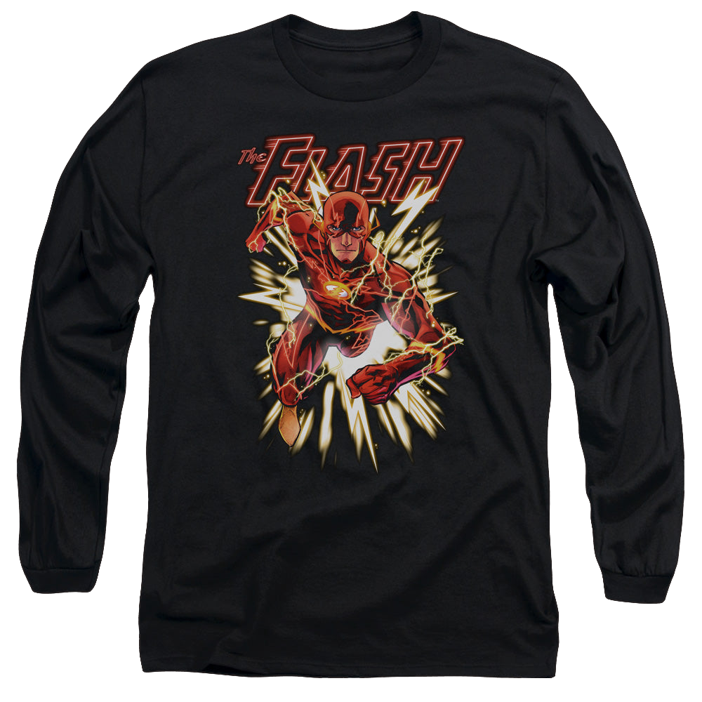 Flash, The Flash Glow - Men's Long Sleeve T-Shirt Men's Long Sleeve T-Shirt The Flash   