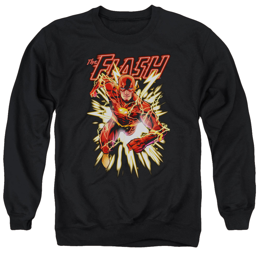 Flash, The Flash Glow - Men's Crewneck Sweatshirt Men's Crewneck Sweatshirt The Flash   