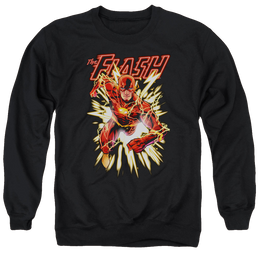 Flash, The Flash Glow - Men's Crewneck Sweatshirt Men's Crewneck Sweatshirt The Flash   