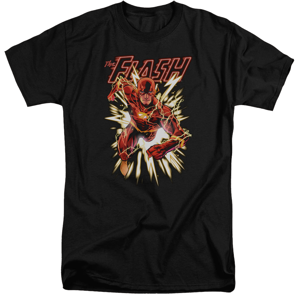 Flash, The Flash Glow - Men's Tall Fit T-Shirt Men's Tall Fit T-Shirt The Flash   