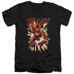 Flash, The Flash Glow - Men's V-Neck T-Shirt Men's V-Neck T-Shirt The Flash   