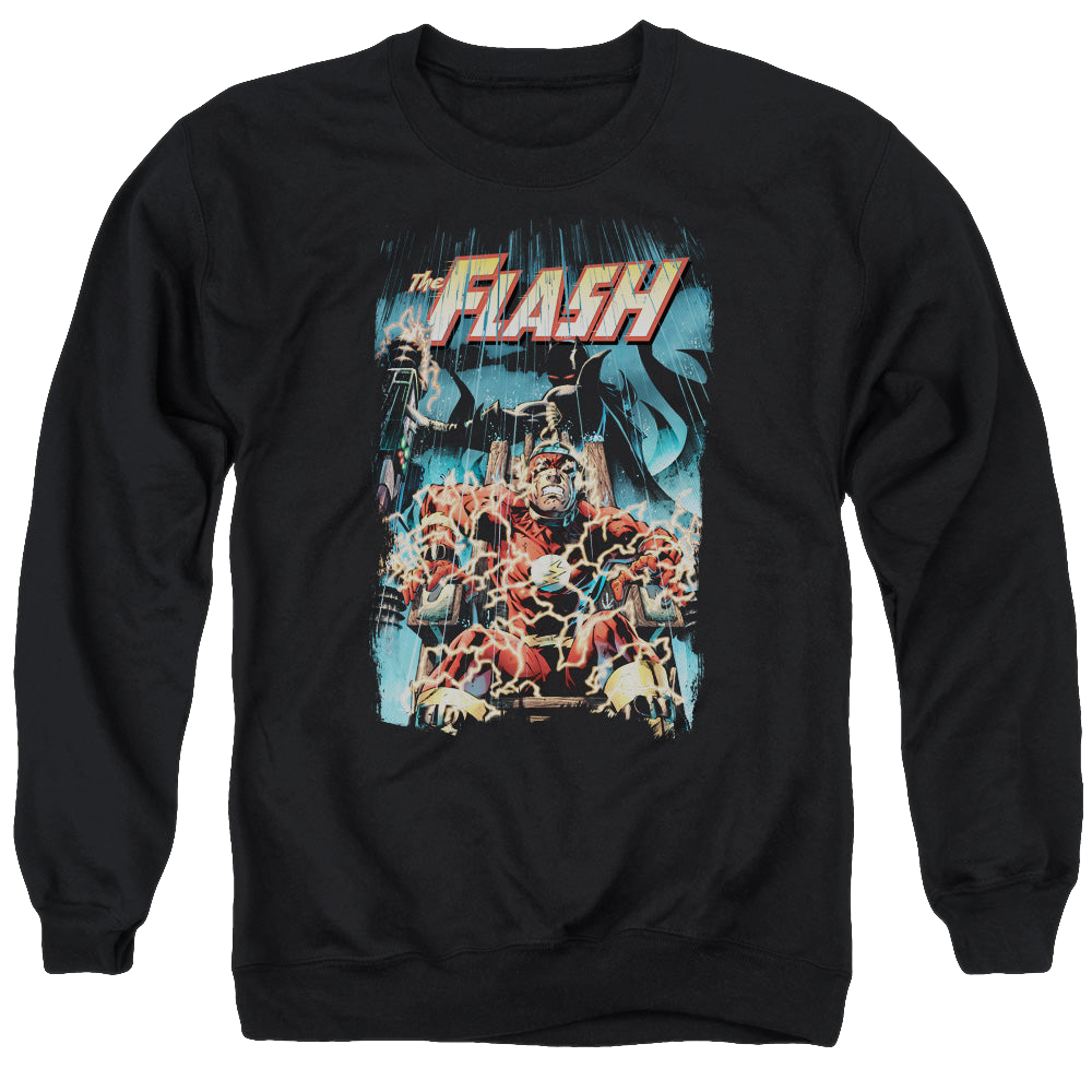 Flash, The Electric Chair - Men's Crewneck Sweatshirt Men's Crewneck Sweatshirt The Flash   