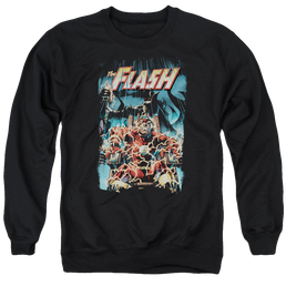 Flash, The Electric Chair - Men's Crewneck Sweatshirt Men's Crewneck Sweatshirt The Flash   