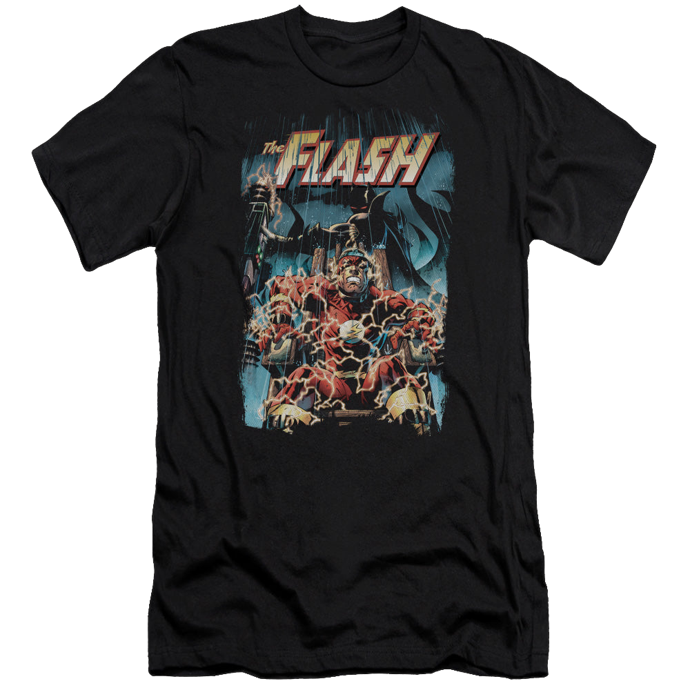 Flash, The Electric Chair - Men's Premium Slim Fit T-Shirt Men's Premium Slim Fit T-Shirt The Flash   