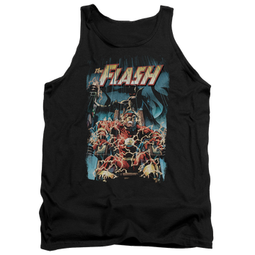 Black men's tank with The Flash Electric Chair graphic