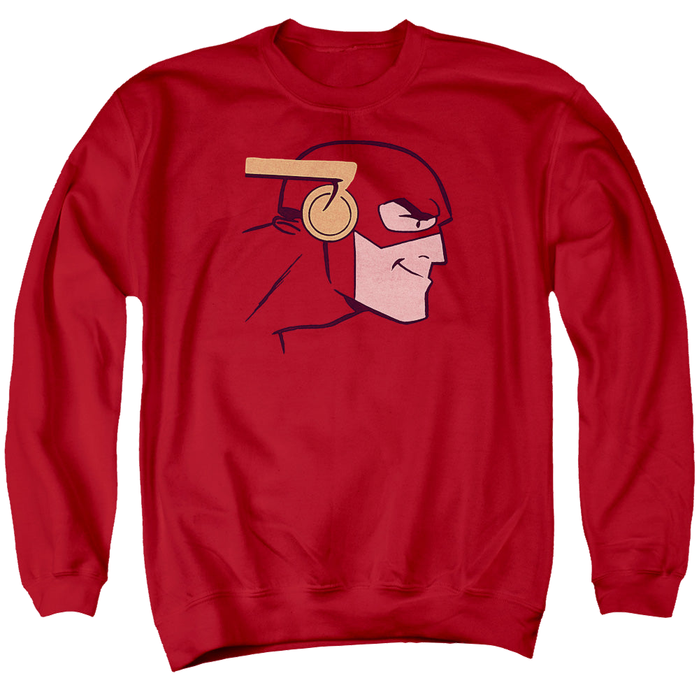Flash, The Cooke Head - Men's Crewneck Sweatshirt Men's Crewneck Sweatshirt The Flash   