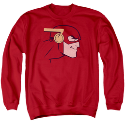 Flash, The Cooke Head - Men's Crewneck Sweatshirt Men's Crewneck Sweatshirt The Flash   