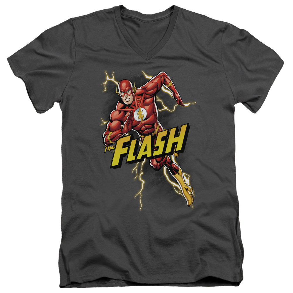 Flash, The Bolt Run - Men's V-Neck T-Shirt Men's V-Neck T-Shirt The Flash   