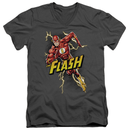 Flash, The Bolt Run - Men's V-Neck T-Shirt Men's V-Neck T-Shirt The Flash   