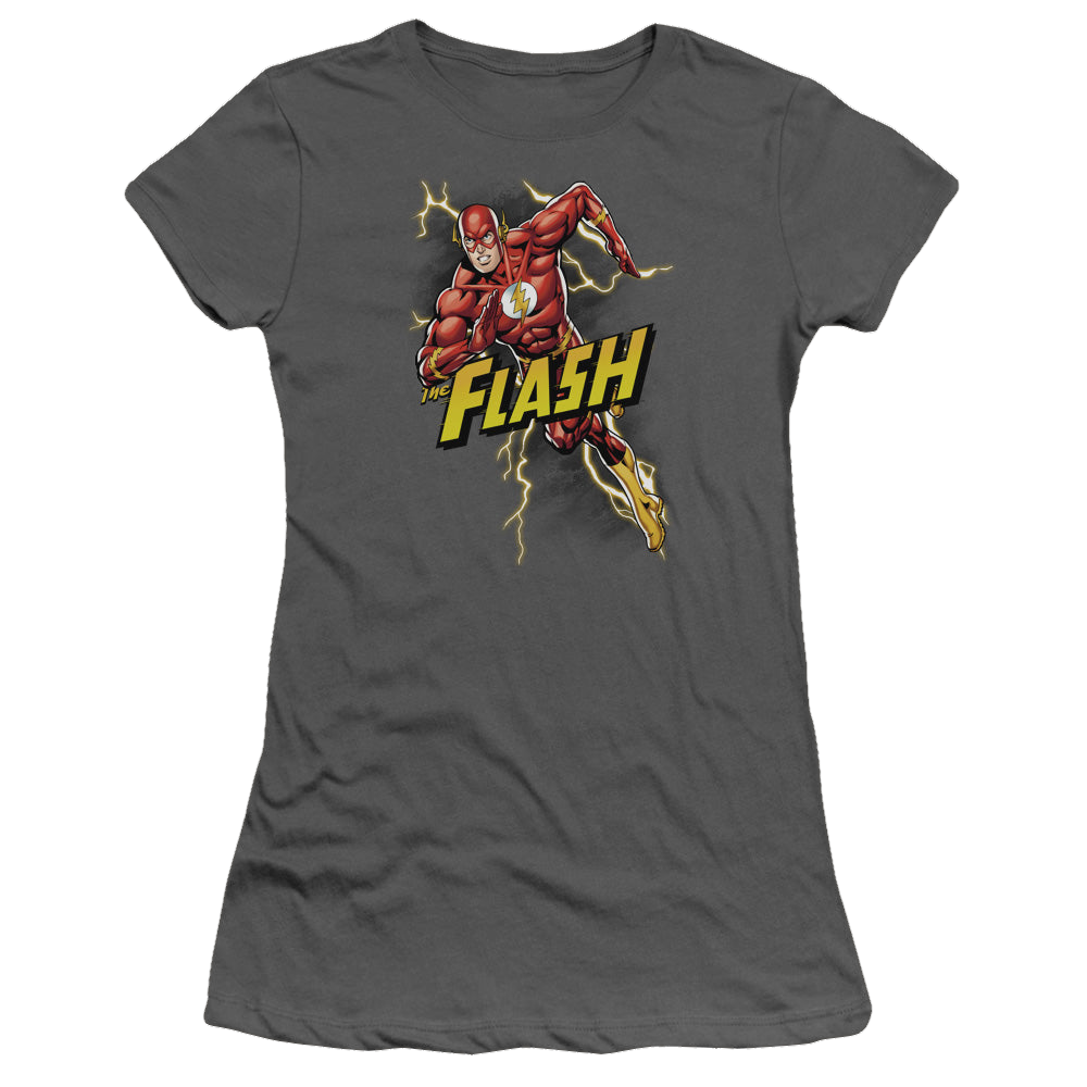 Flash, The Bolt Run - Juniors T-Shirt Juniors T-Shirt The Flash   