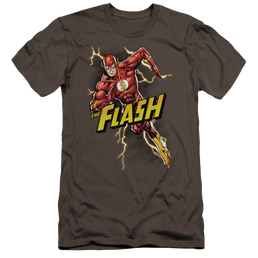 Flash, The Bolt Run - Men's Premium Slim Fit T-Shirt Men's Premium Slim Fit T-Shirt The Flash   