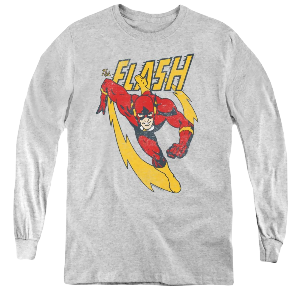 Flash, The Lightning Trail - Youth Long Sleeve T-Shirt Youth Long Sleeve T-Shirt The Flash   