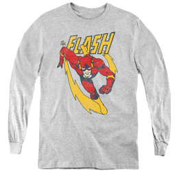 Flash, The Lightning Trail - Youth Long Sleeve T-Shirt Youth Long Sleeve T-Shirt The Flash   
