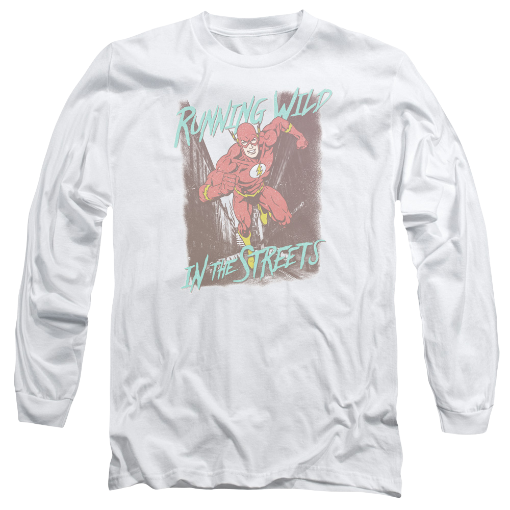 Flash, The Running Wild - Men's Long Sleeve T-Shirt Men's Long Sleeve T-Shirt The Flash   