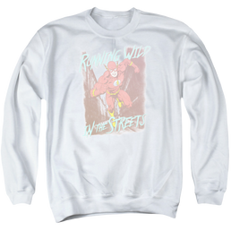 Flash, The Running Wild - Men's Crewneck Sweatshirt Men's Crewneck Sweatshirt The Flash   