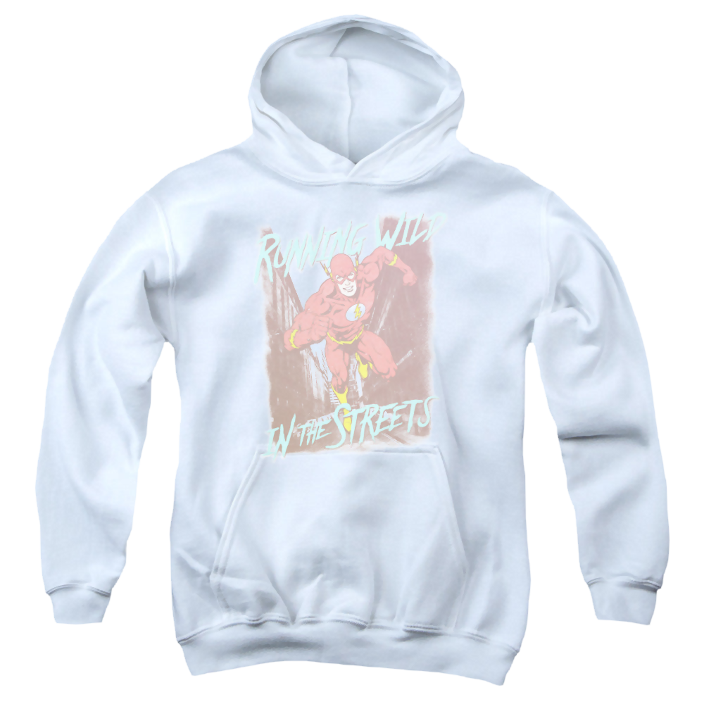 Flash, The Running Wild - Youth Hoodie Youth Hoodie (Ages 8-12) The Flash   
