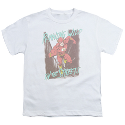 Flash, The Running Wild - Youth T-Shirt Youth T-Shirt (Ages 8-12) The Flash   