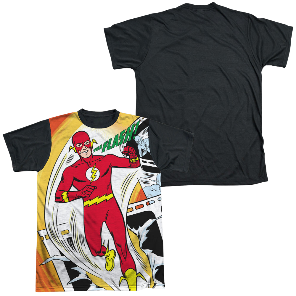 Flash, The Filmstrip - Men's Black Back T-Shirt Men's Black Back T-Shirt The Flash   