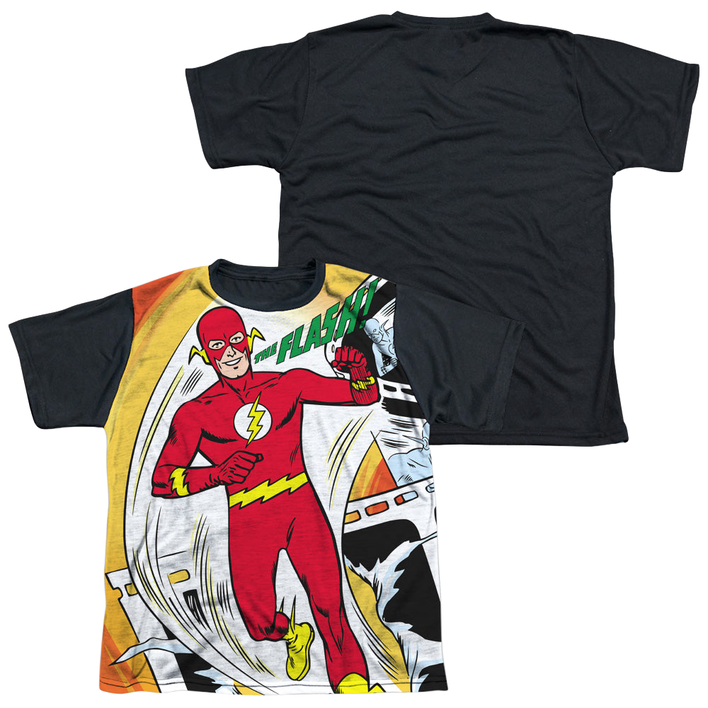 Flash, The Filmstrip - Youth Black Back T-Shirt Youth Black Back T-Shirt (Ages 8-12) The Flash   