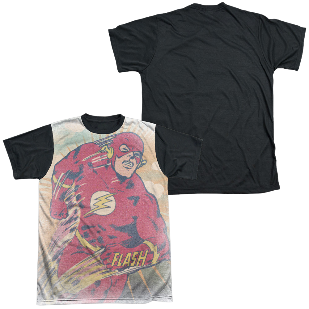 Flash, The Daytime Run - Men's Black Back T-Shirt Men's Black Back T-Shirt The Flash   