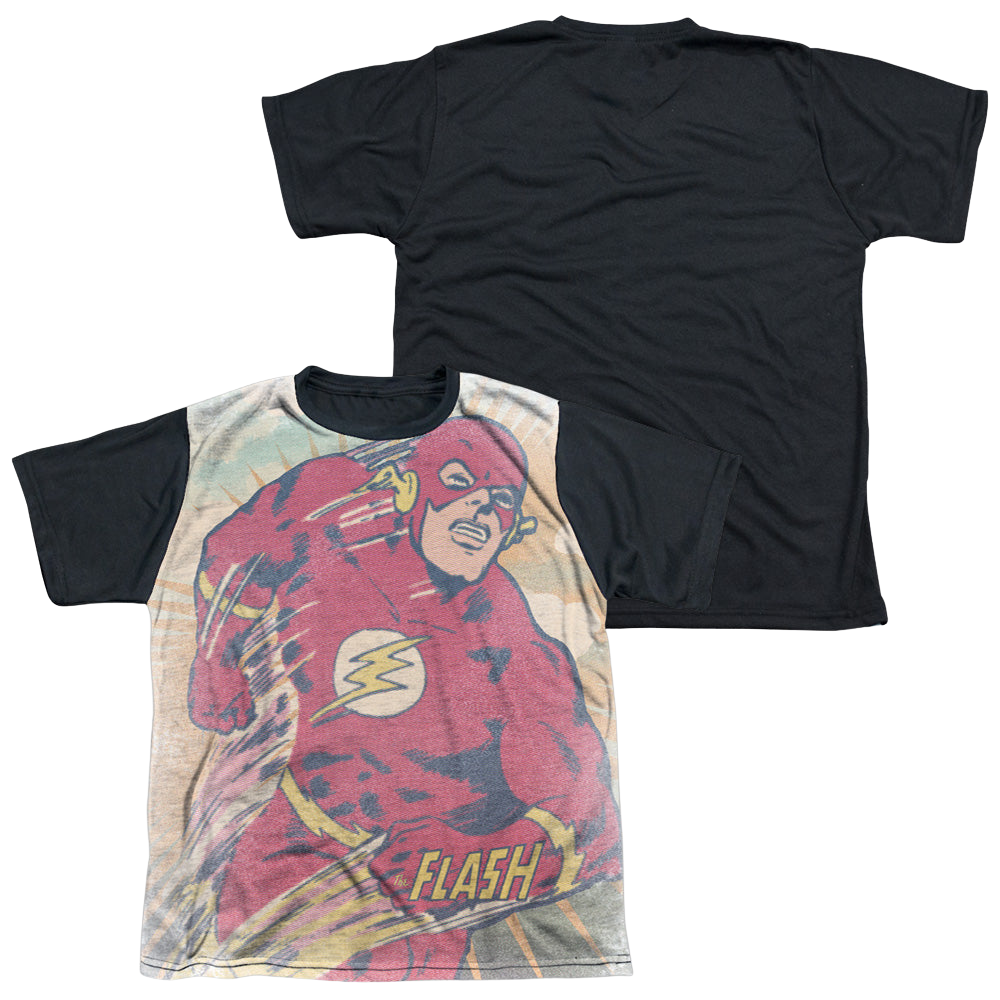 Flash, The Daytime Run - Youth Black Back T-Shirt Youth Black Back T-Shirt (Ages 8-12) The Flash   