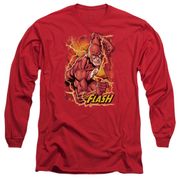 Flash, The Flash Lightning - Men's Long Sleeve T-Shirt Men's Long Sleeve T-Shirt The Flash   