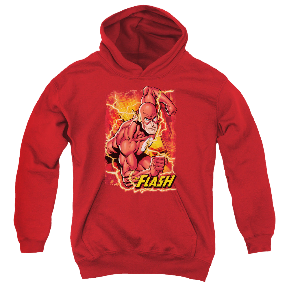 Flash, The Flash Lightning - Youth Hoodie Youth Hoodie (Ages 8-12) The Flash   