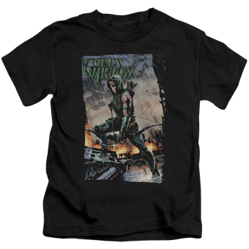 Green Arrow Fire And Rain - Kid's T-Shirt Kid's T-Shirt (Ages 4-7) Green Arrow   