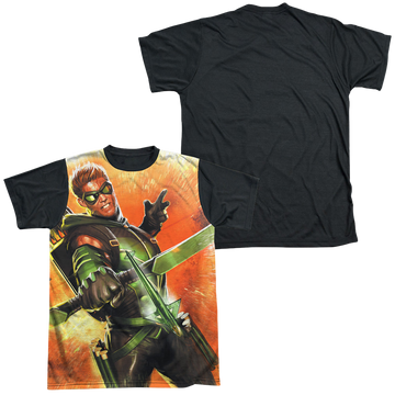 Green Arrow Worth A Shot - Men's Black Back T-Shirt Men's Black Back T-Shirt Green Arrow   