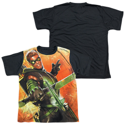 Green Arrow Worth A Shot - Youth Black Back T-Shirt Youth Black Back T-Shirt (Ages 8-12) Green Arrow   